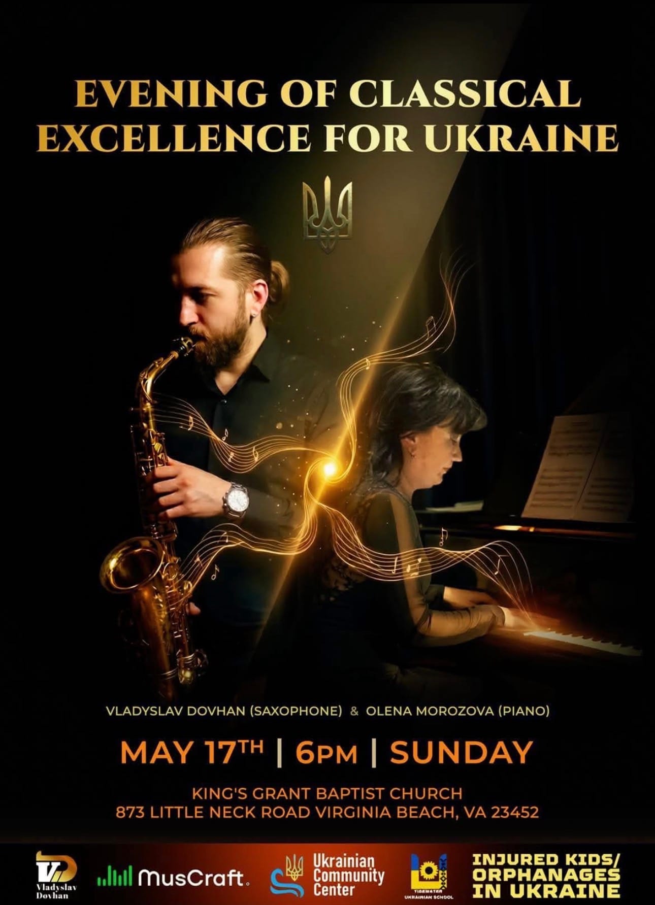 “An Evening of Classical Excellence for Ukraine” Charitable Concert