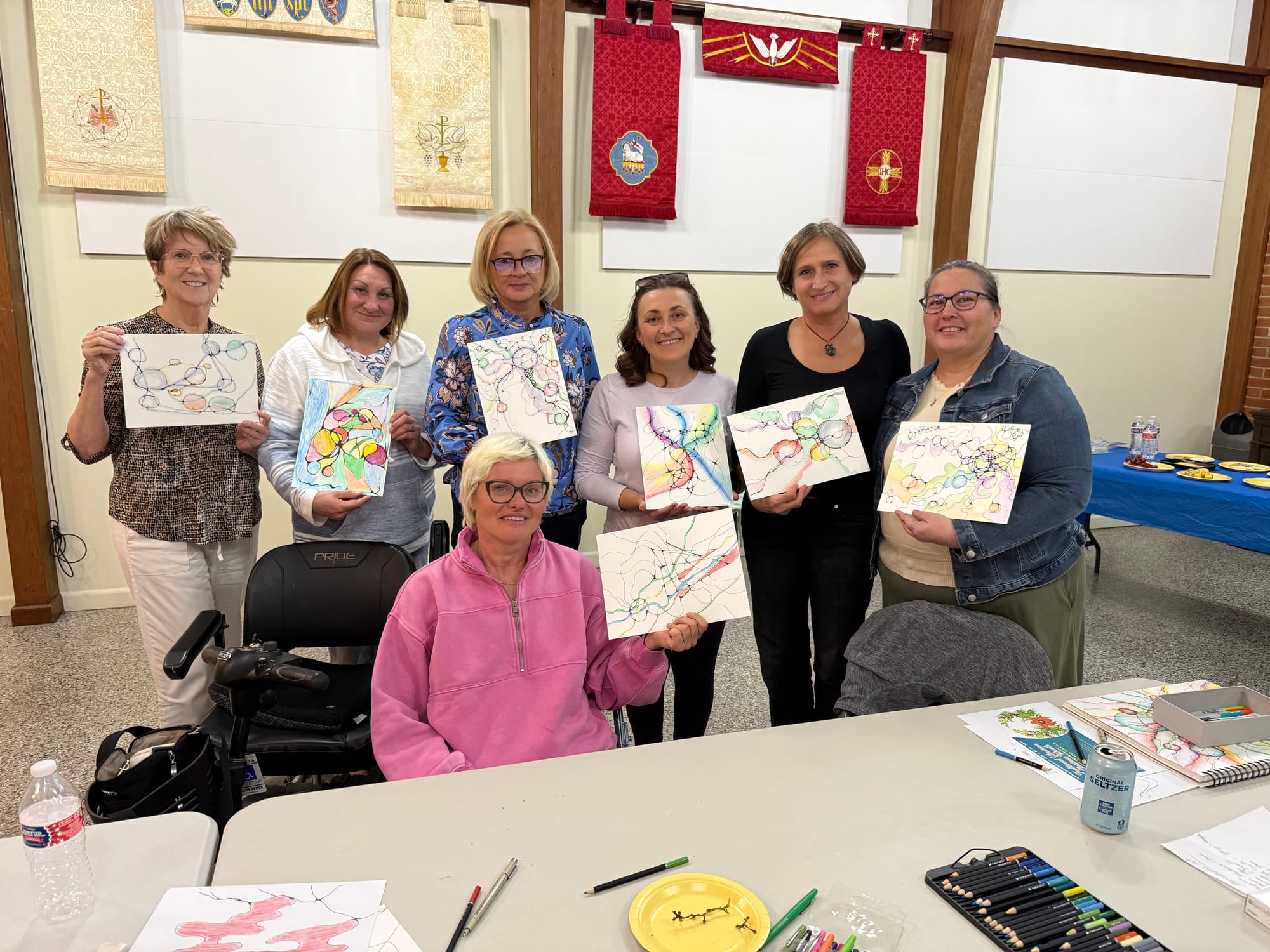 Thank you Svitlana Ivasyuk for such wonderful Neurographic Art Workshop