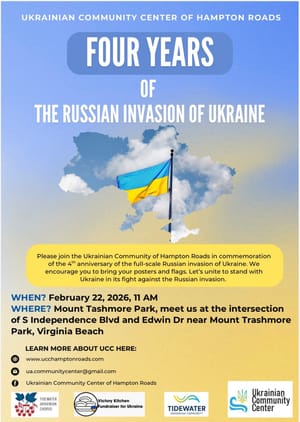 4th Anniversary of the Invincibility of the Ukrainian People against russian invasion.